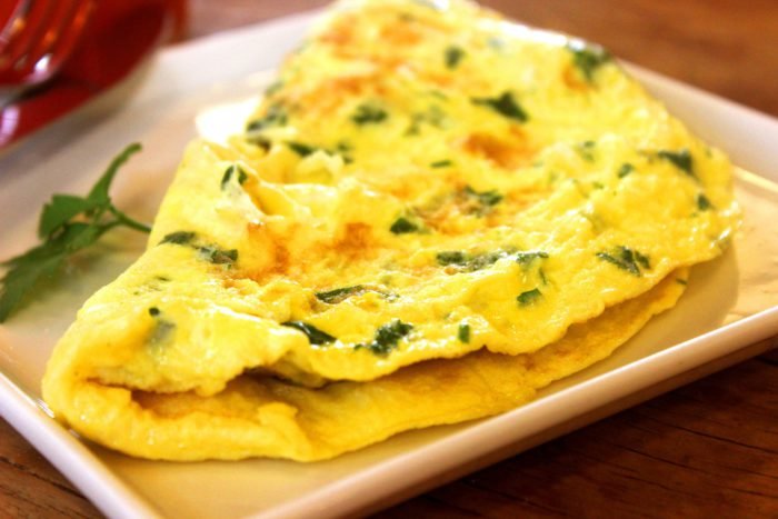 Spinach & Cheese Omelet